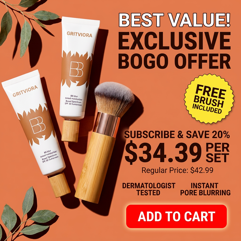 🎉 Buy 1 Get 1 FREE Today | Blur Glow SPF 30 Tinted Moisturizer for Radiant, Smooth-Looking Skin