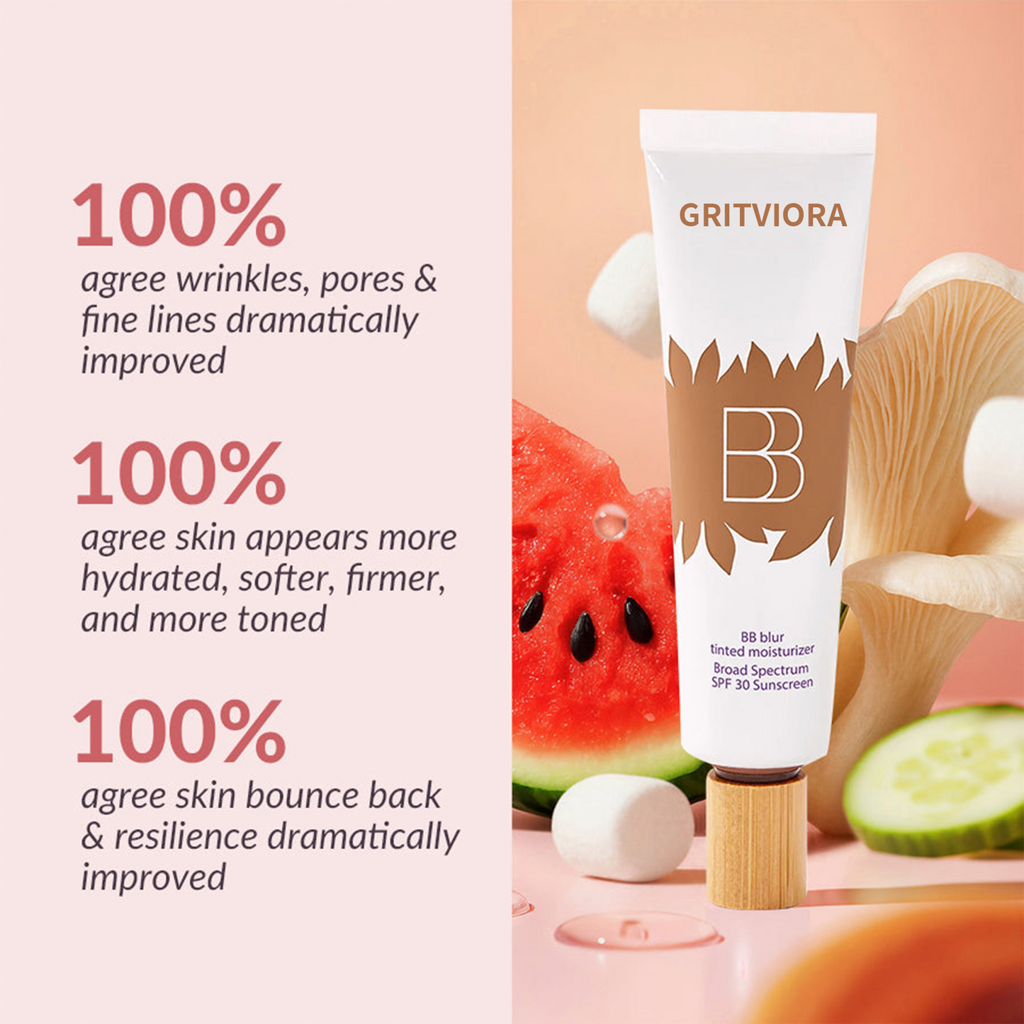 🎉 Buy 1 Get 1 FREE Today | Blur Glow SPF 30 Tinted Moisturizer for Radiant, Smooth-Looking Skin