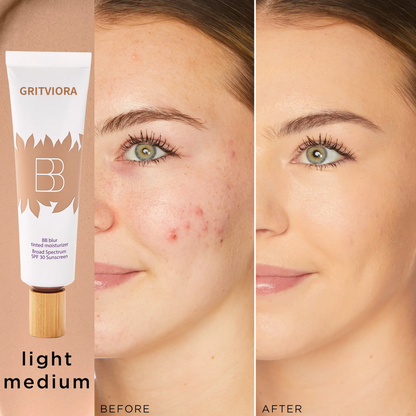 🎉 Buy 1 Get 1 FREE Today | Blur Glow SPF 30 Tinted Moisturizer for Radiant, Smooth-Looking Skin