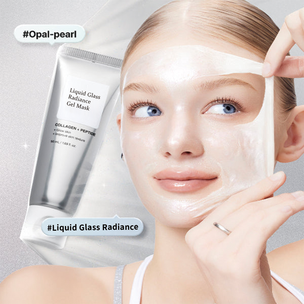 LumiGlass Radiance Hydrogel Mask – Instant Glass Skin Glow