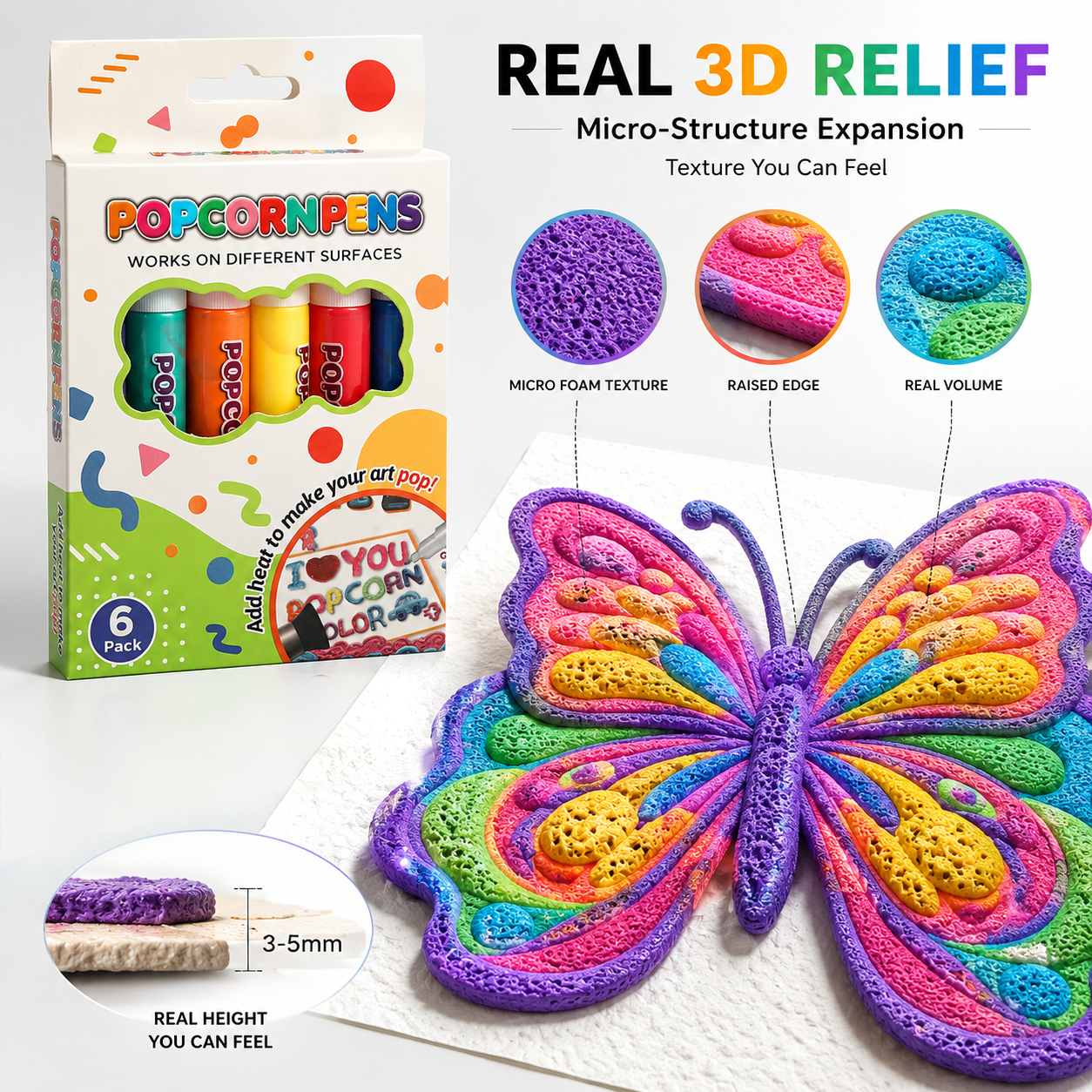 Save 50% by ordering today丨Ave79® 3D Relief Art Pen – Turn Flat Drawings Into Touchable 3D Art🪄