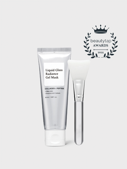 LumiGlass Radiance Hydrogel Mask – Instant Glass Skin Glow