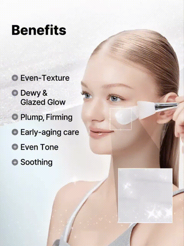 LumiGlass Radiance Hydrogel Mask – Instant Glass Skin Glow