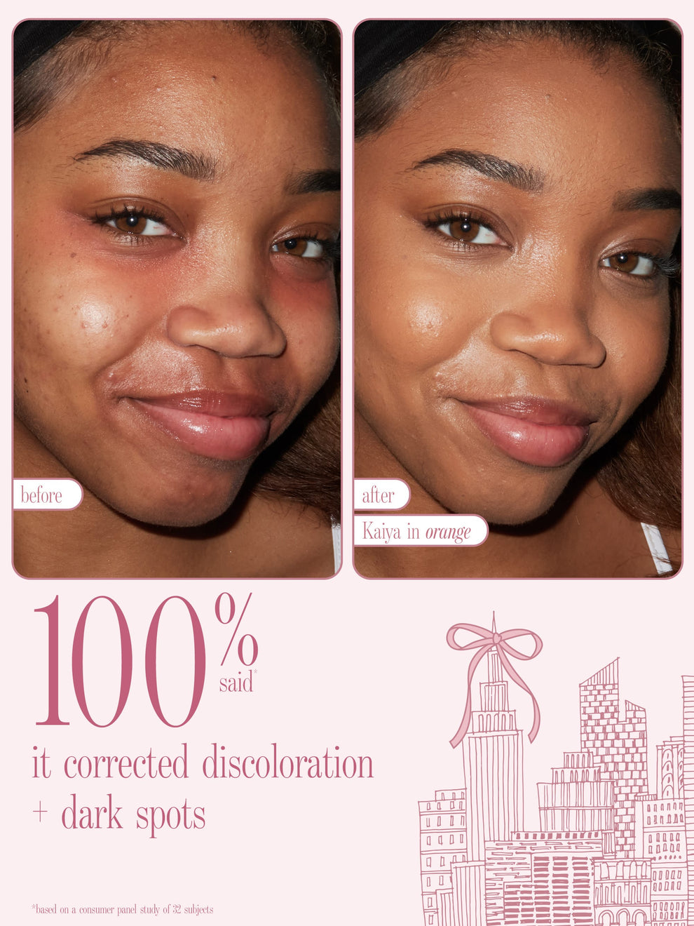 face card never declines CC undereye & brush