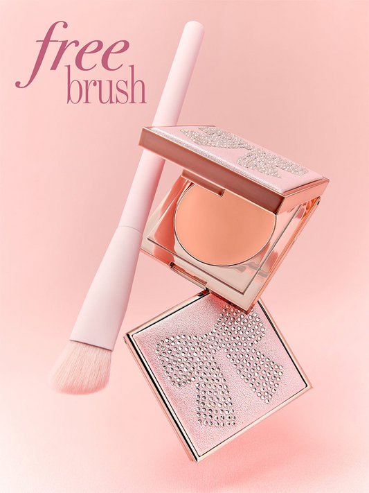 face card never declines CC undereye & brush