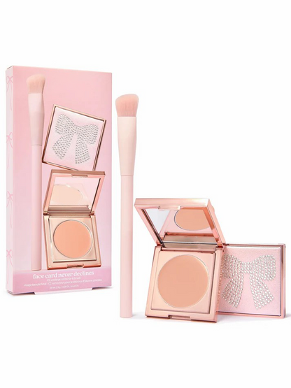 face card never declines CC undereye & brush