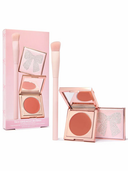 face card never declines CC undereye & brush